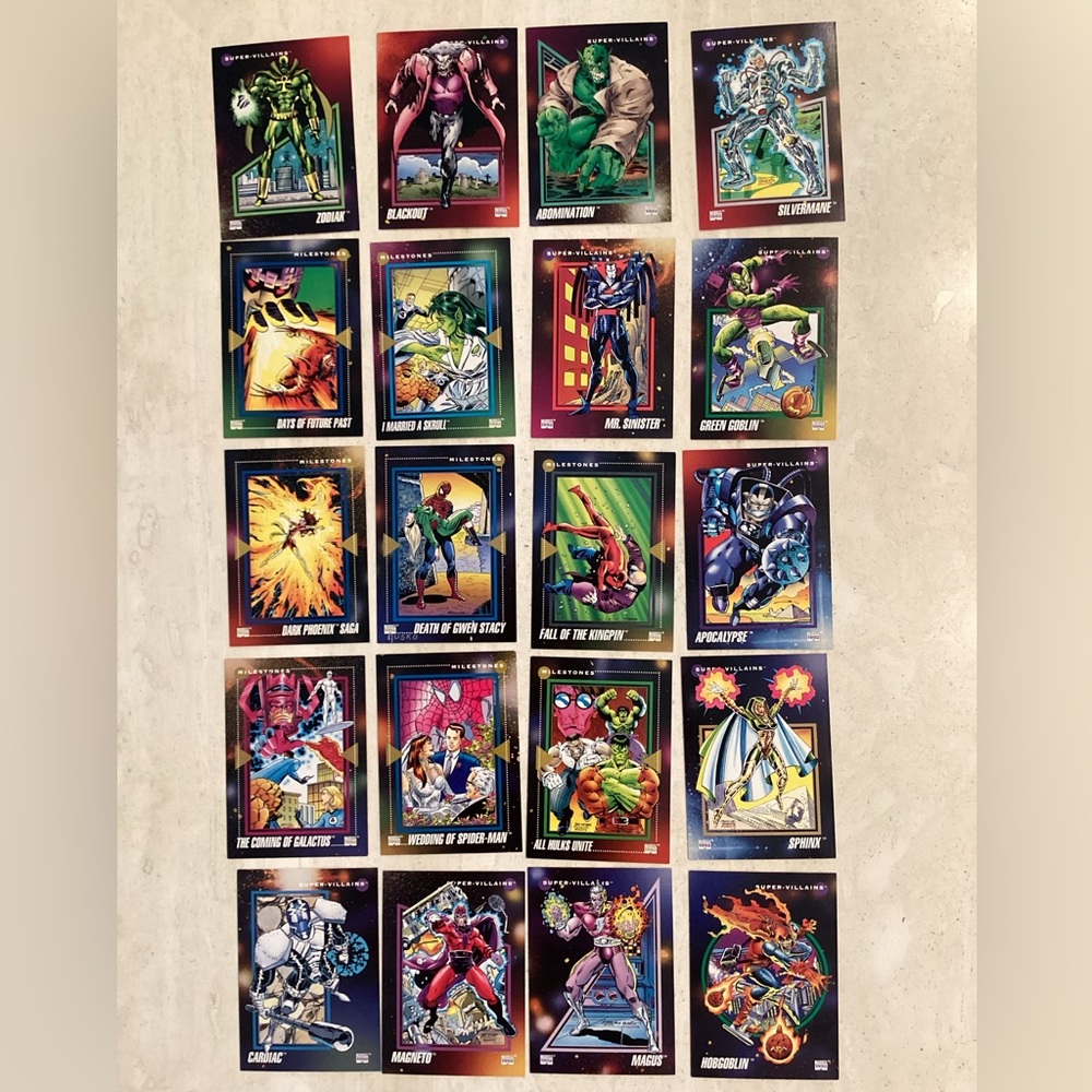 Marvel Cards 1992 Super Heroes 200 Cards Comic Spider-Man Rookies Assorted Lot - Picture 6 of 16